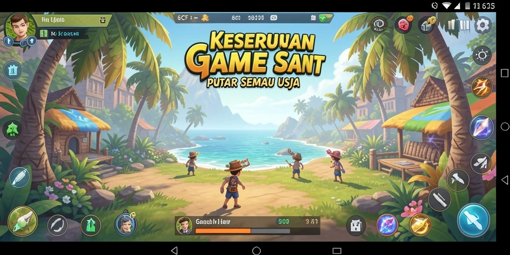Tampilan gameplay seru dan interaktif dari 6CF.