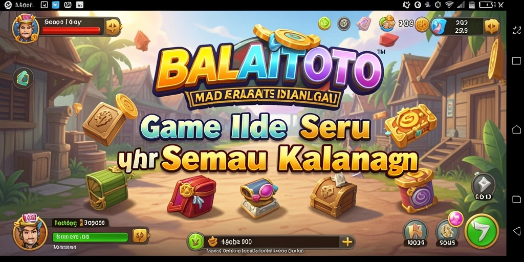 Tampilan gameplay seru di BALAITOTO dengan berbagai karakter.