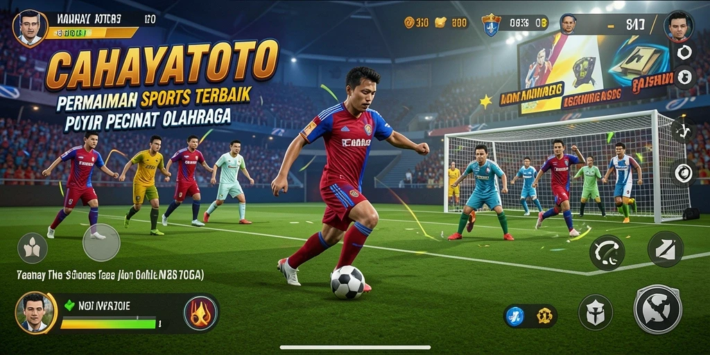 Tampilan gameplay seru CAHAYATOTO dengan berbagai cabang olahraga.