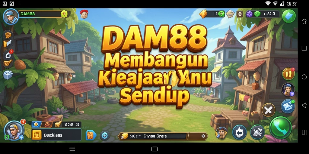 Screenshot gameplay DAM88 yang menunjukkan aksi membangun bisnis.