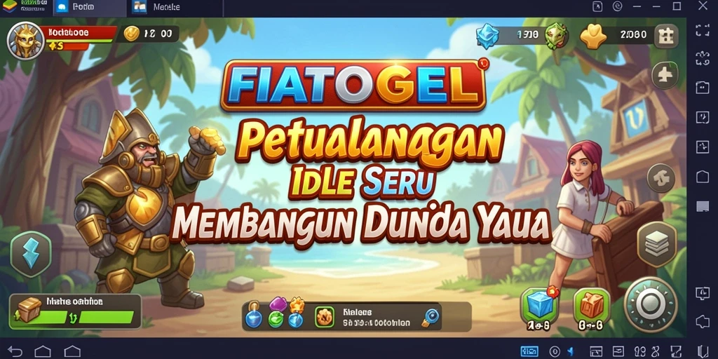 Tampilan gameplay seru dan menantang di FIATOGEL.