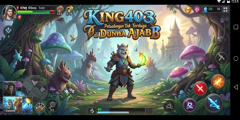 Tampilan gameplay KING403 yang menakjubkan dan mendebarkan.