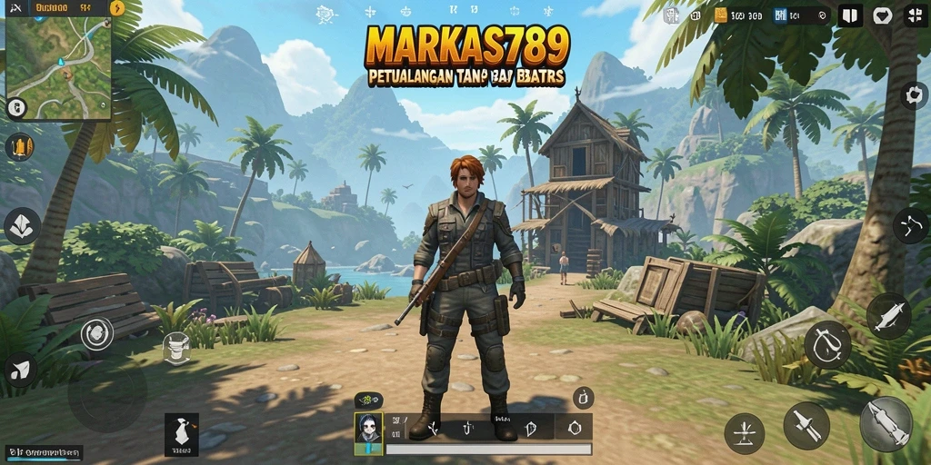 Tampilan gameplay MARKAS789 di dunia terbuka yang menakjubkan.