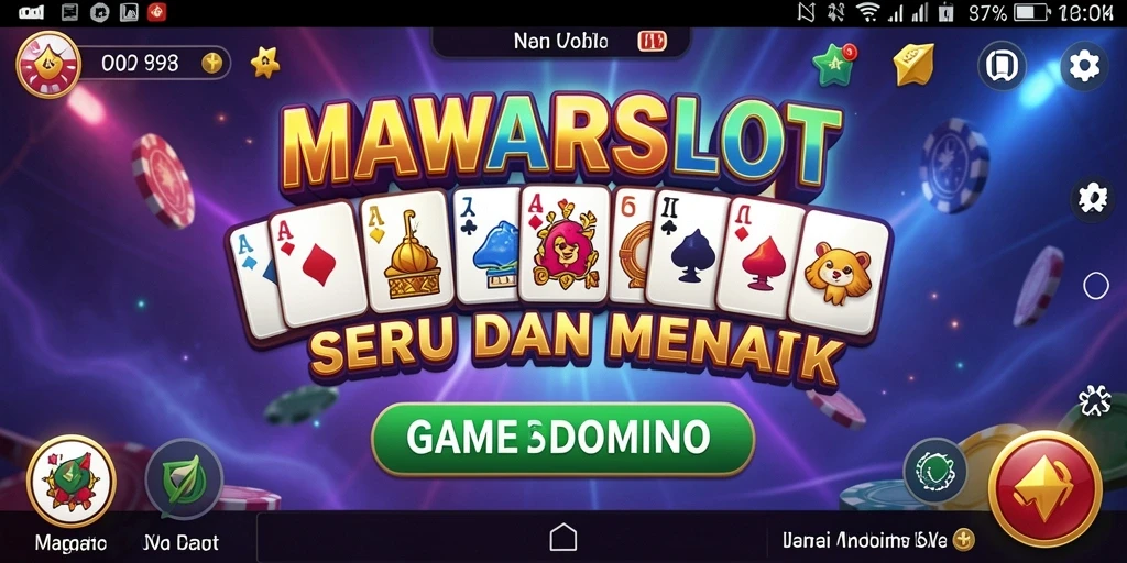 Screenshot gameplay <strong>MAWARSLOT</strong> yang menunjukkan keseruan permainan Domino.