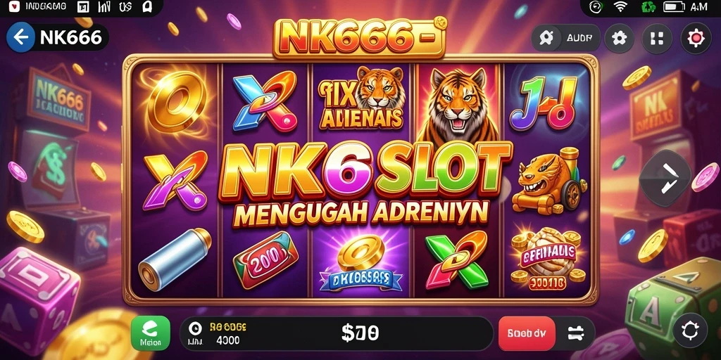 Tampilan gameplay NK666 memberikan pengalaman Slot yang mendebarkan.