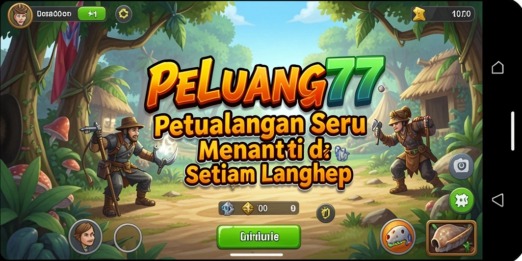 Tampilan gameplay PELUANG77 yang penuh aksi dan petualangan.