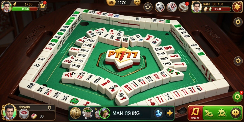Tampilan gameplay Mahjong yang menarik di PT777.