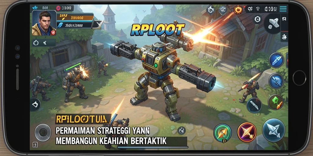 Screenshot gameplay RPLOOT dengan strategi kompleks dan interaksi pemain.