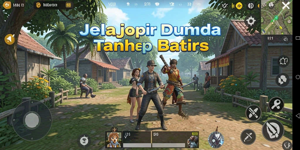 Gameplay seru menjelajahi dunia terbuka di V21.